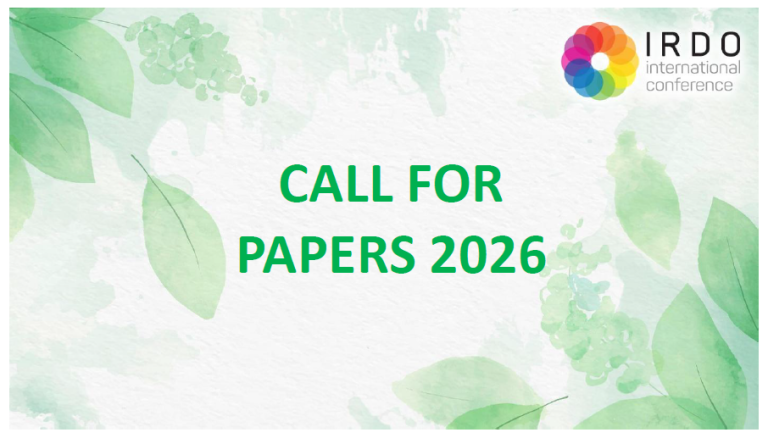 2026 INVITATION – CALL FOR PAPERS: 21st IRDO International Conference ...